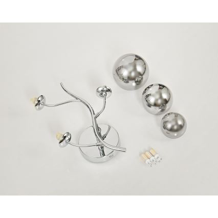Brilagi - LED Nástěnné svítidlo MISTEL 3xG9/3W/230V lesklý chrom/kouřová