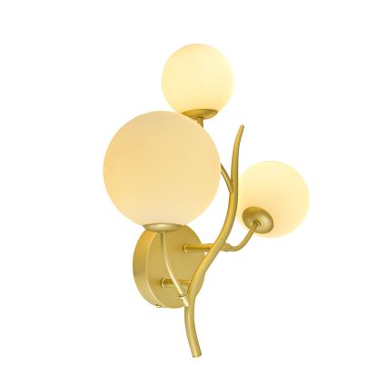 Brilagi - LED Nástěnné svítidlo MISTEL 3xG9/3W/230V zlatá/bílá