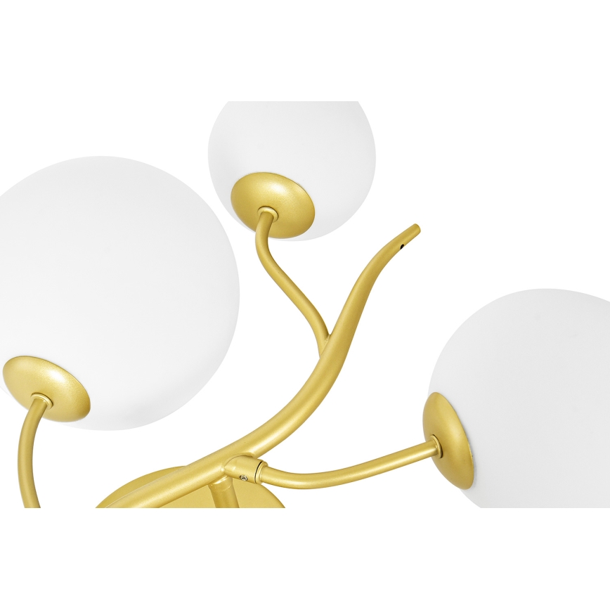 Brilagi - LED Nástěnné svítidlo MISTEL 3xG9/3W/230V zlatá/bílá