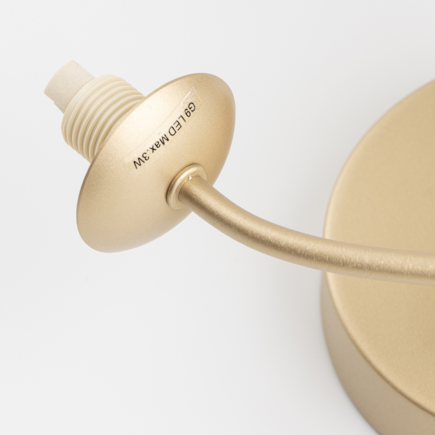 Brilagi - LED Nástěnné svítidlo MISTEL 3xG9/3W/230V zlatá/bílá