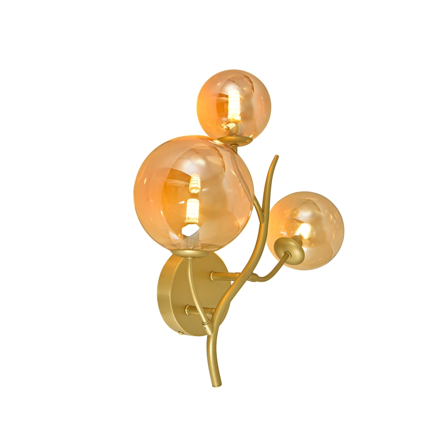 Brilagi - LED Nástěnné svítidlo MISTEL 3xG9/3W/230V zlatá