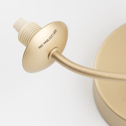 Brilagi - LED Nástěnné svítidlo MISTEL 3xG9/3W/230V zlatá