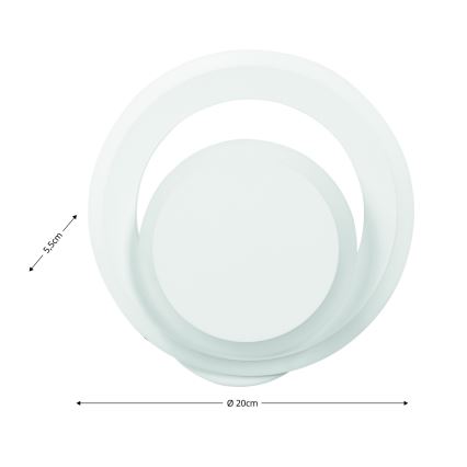 Brilagi - LED Nástěnné svítidlo MODERN MINI LED/22W/230V 3000/4000/6000K