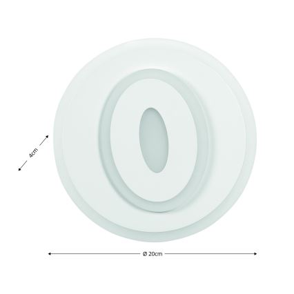 Brilagi - LED Nástěnné svítidlo MODERN MINI LED/26W/230V 3000/4000/6000K