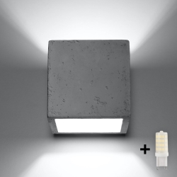Brilagi -  LED Nástěnné svítidlo MURO 1xG9/3,5W/230V beton