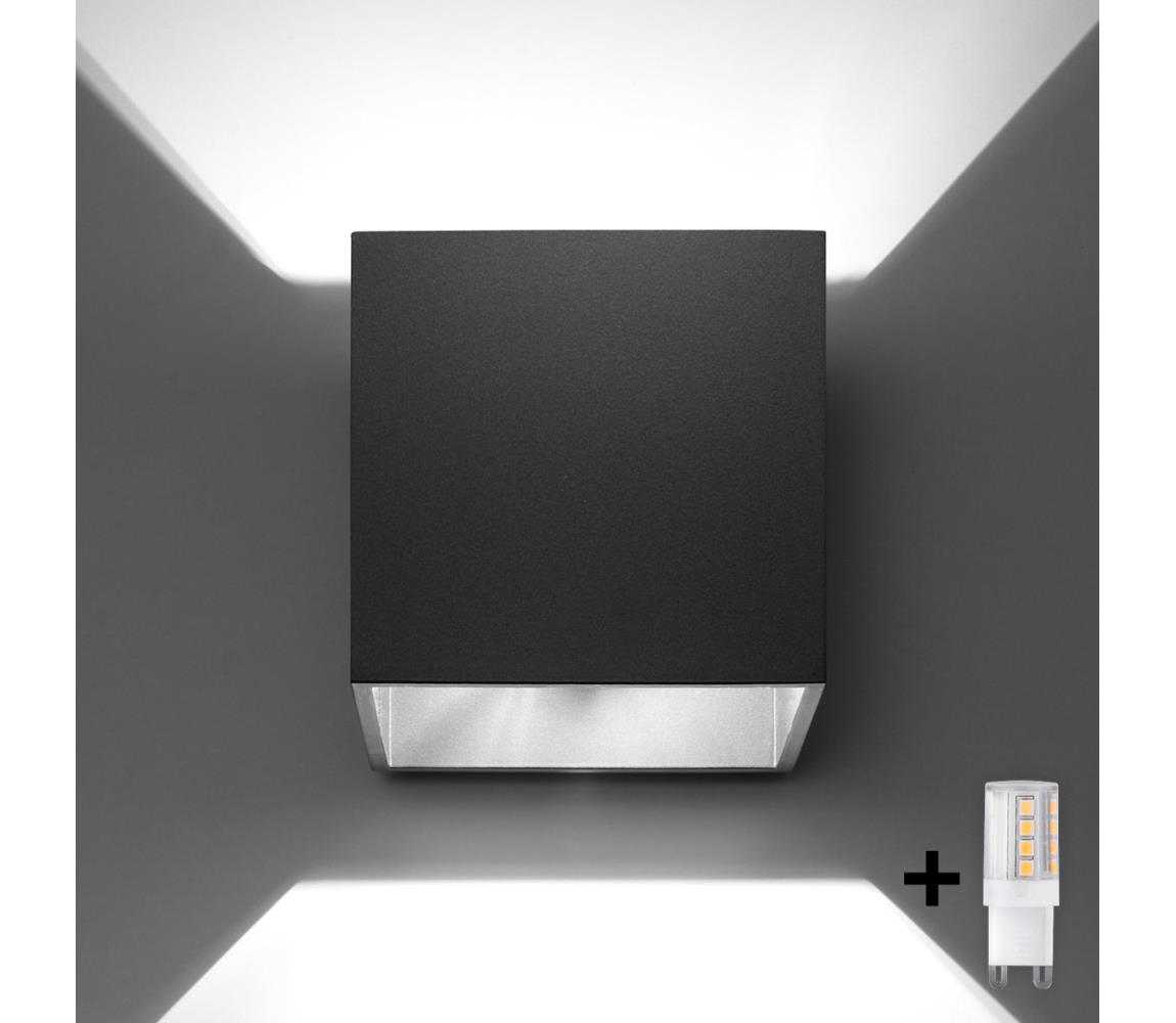 Brilagi Brilagi -  LED Nástěnné svítidlo MURO 1xG9/4W/230V černá 