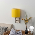 BRILAGI - LED Nástěnné svítidlo NUBILA 1xE27/60W/230V matný chrom/žlutá