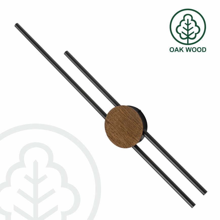 Brilagi - LED Nástěnné svítidlo WOODY COLLINE LED/15W/230V 80 cm dub ořech