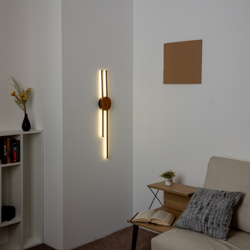 Brilagi - LED Nástěnné svítidlo WOODY COLLINE LED/15W/230V 80 cm dub třešeň