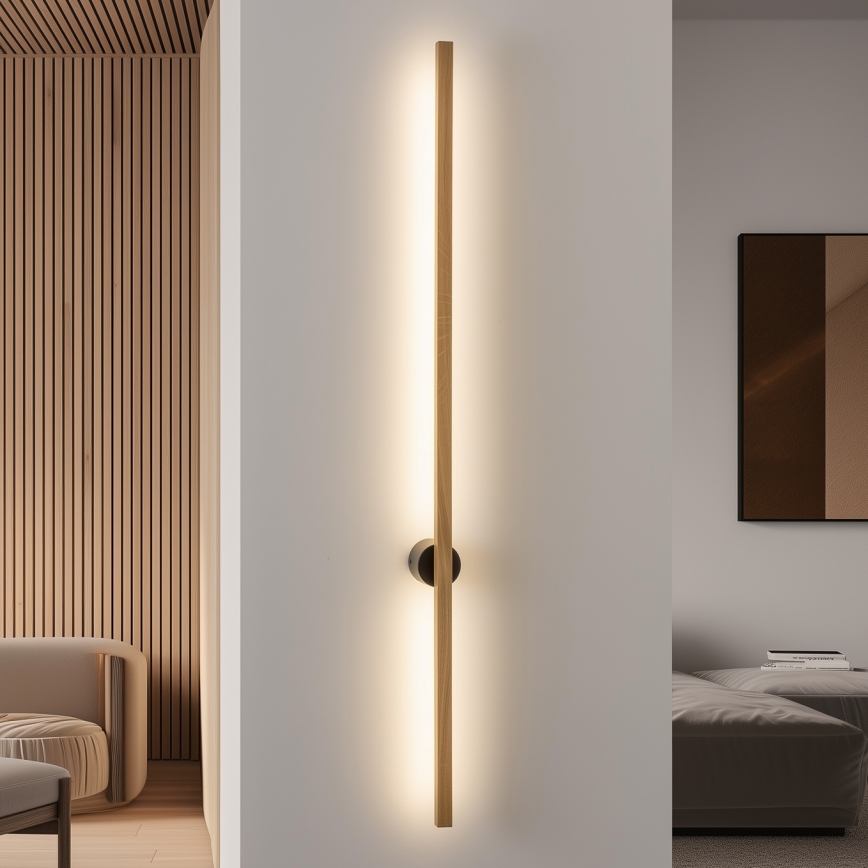Brilagi - LED Nástěnné svítidlo WOODY LINE LED/12W/230V 120 cm dub