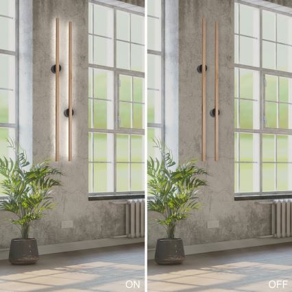 Brilagi - LED Nástěnné svítidlo WOODY LINE LED/12W/230V 120 cm dub
