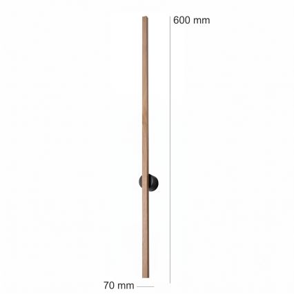 Brilagi - LED Nástěnné svítidlo WOODY LINE LED/7W/230V 4000K 60 cm dub