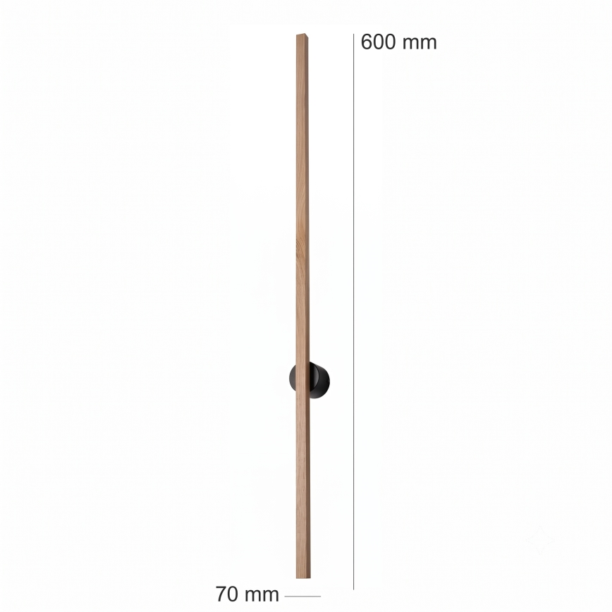 Brilagi - LED Nástěnné svítidlo WOODY LINE LED/7W/230V 4000K 60 cm dub