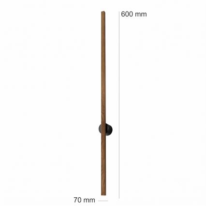 Brilagi - LED Nástěnné svítidlo WOODY LINE LED/7W/230V 4000K 60 cm dub ořech