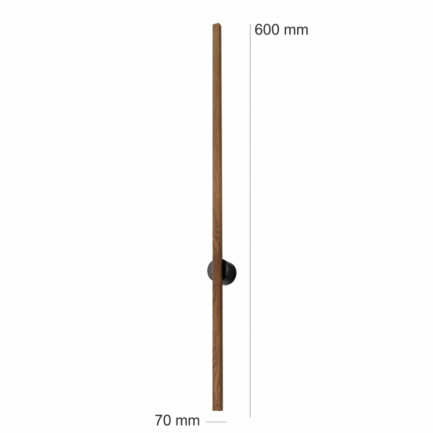 Brilagi - LED Nástěnné svítidlo WOODY LINE LED/7W/230V 4000K 60 cm dub ořech