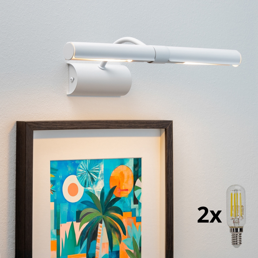 Brilagi - LED Obrazové svítidlo DANAE 2xE14/4W/230V 3000K bílá
