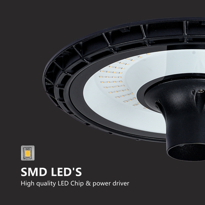 Brilagi - LED Pouliční lampa se sloupem 3 m URBANSPARK LED/120W/230V černá IP65