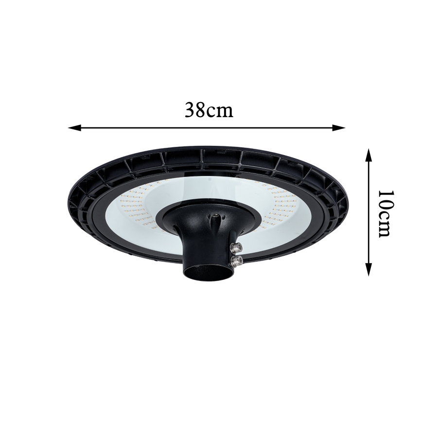 Brilagi - LED Pouliční lampa se sloupem 5 m URBANSPARK LED/120W/230V černá IP65
