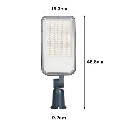 Brilagi - LED Pouliční lampa URBANLIGHT LED/100W/230V antracit IP65