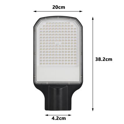 Brilagi - LED Pouliční lampa URBANLIGHT LED/100W/230V černá IP65
