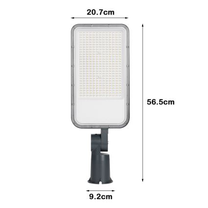 Brilagi - LED Pouliční lampa URBANLIGHT LED/200W/230V antracit IP65