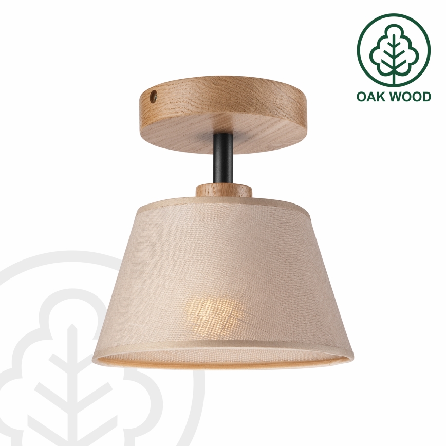 Brilagi - LED  Přisazený lustr ANTHONY 1xE14/60W/230V dub/béžová