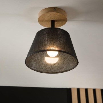 Brilagi - LED  Přisazený lustr ANTHONY 1xE14/60W/230V dub/černá