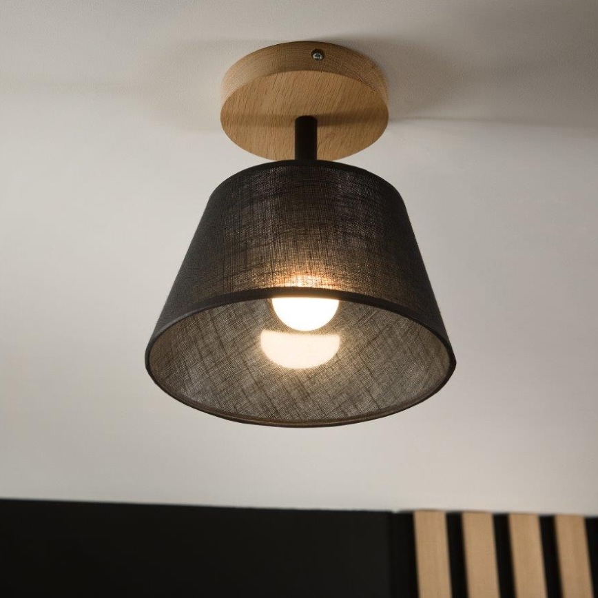 Brilagi - LED  Přisazený lustr ANTHONY 1xE14/60W/230V dub/černá