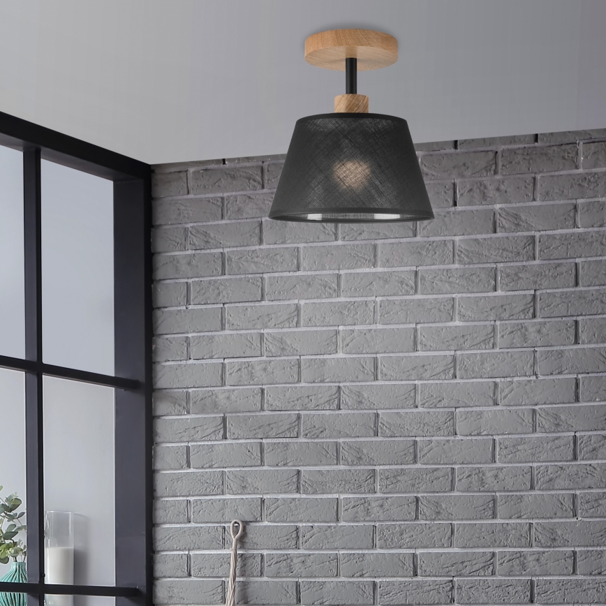 Brilagi - LED  Přisazený lustr ANTHONY 1xE14/60W/230V dub/černá