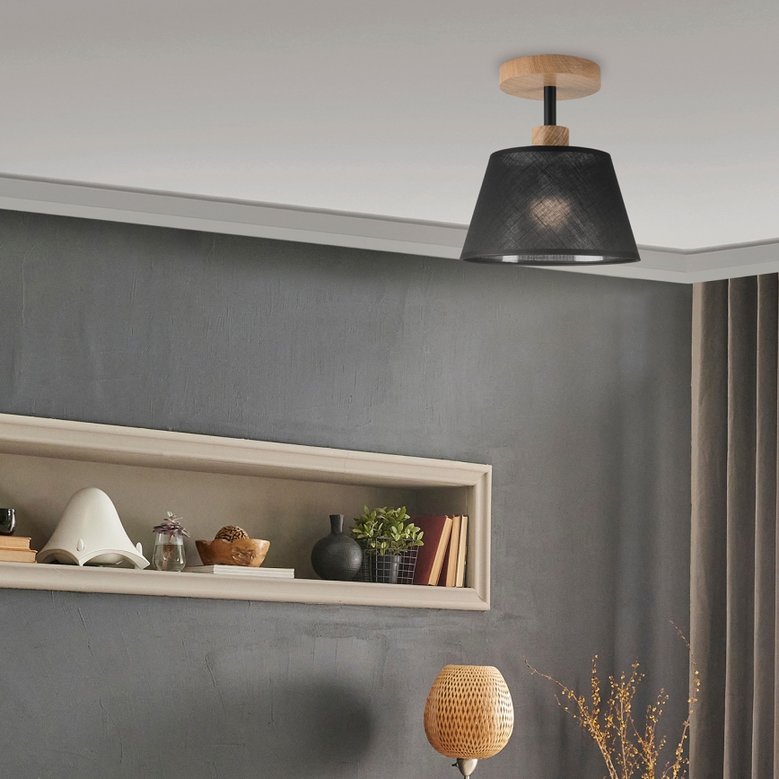 Brilagi - LED  Přisazený lustr ANTHONY 1xE14/60W/230V dub/černá