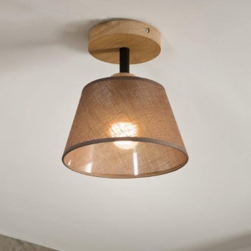 Brilagi - LED  Přisazený lustr ANTHONY 1xE14/60W/230V dub/hnědá