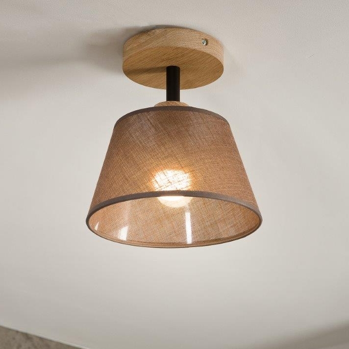 Brilagi - LED  Přisazený lustr ANTHONY 1xE14/60W/230V dub/hnědá