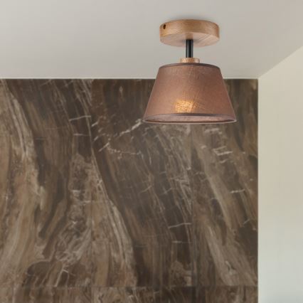 Brilagi - LED  Přisazený lustr ANTHONY 1xE14/60W/230V dub/hnědá