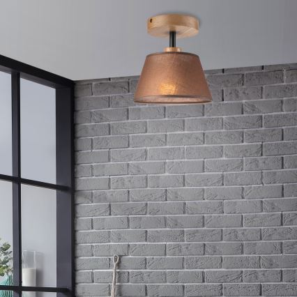Brilagi - LED  Přisazený lustr ANTHONY 1xE14/60W/230V dub/hnědá