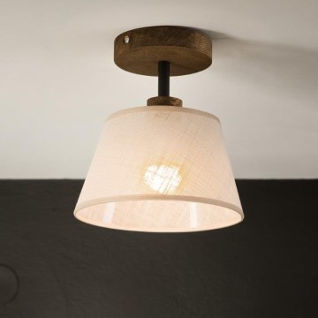 Brilagi - LED  Přisazený lustr ANTHONY 1xE14/60W/230V dub ořech/béžová