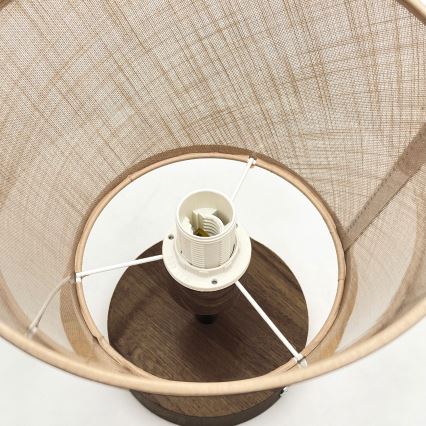 Brilagi - LED  Přisazený lustr ANTHONY 1xE14/60W/230V dub ořech/béžová