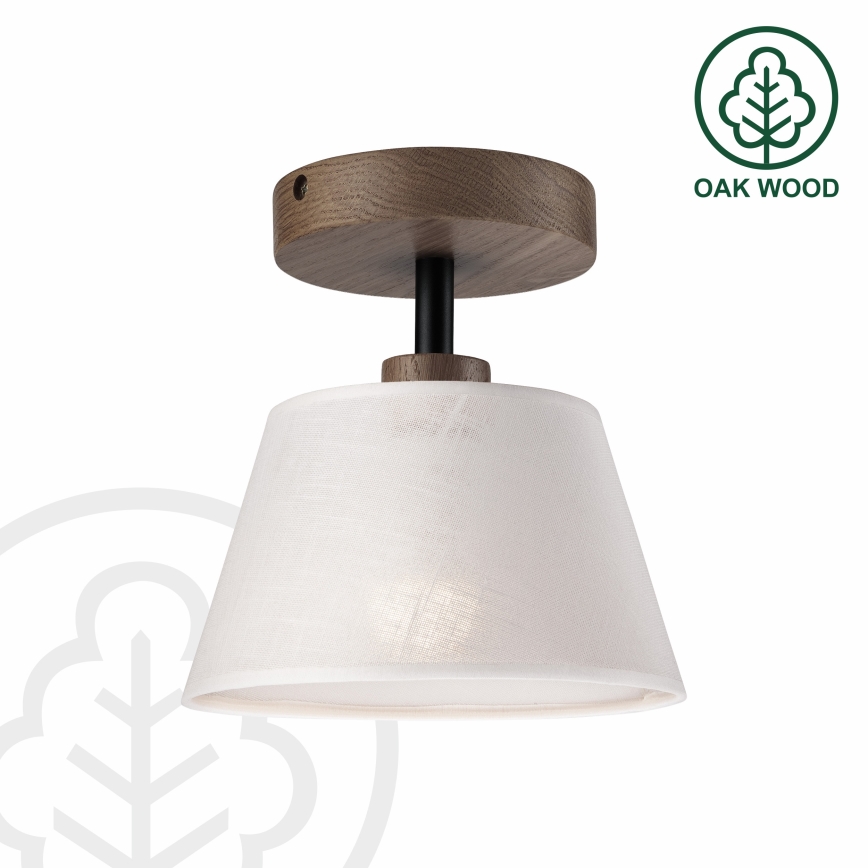 Brilagi - LED  Přisazený lustr ANTHONY 1xE14/60W/230V dub ořech/bílá