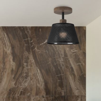 Brilagi - LED  Přisazený lustr ANTHONY 1xE14/60W/230V dub ořech/černá