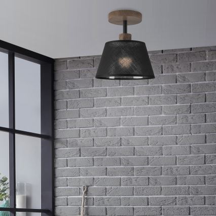 Brilagi - LED  Přisazený lustr ANTHONY 1xE14/60W/230V dub ořech/černá