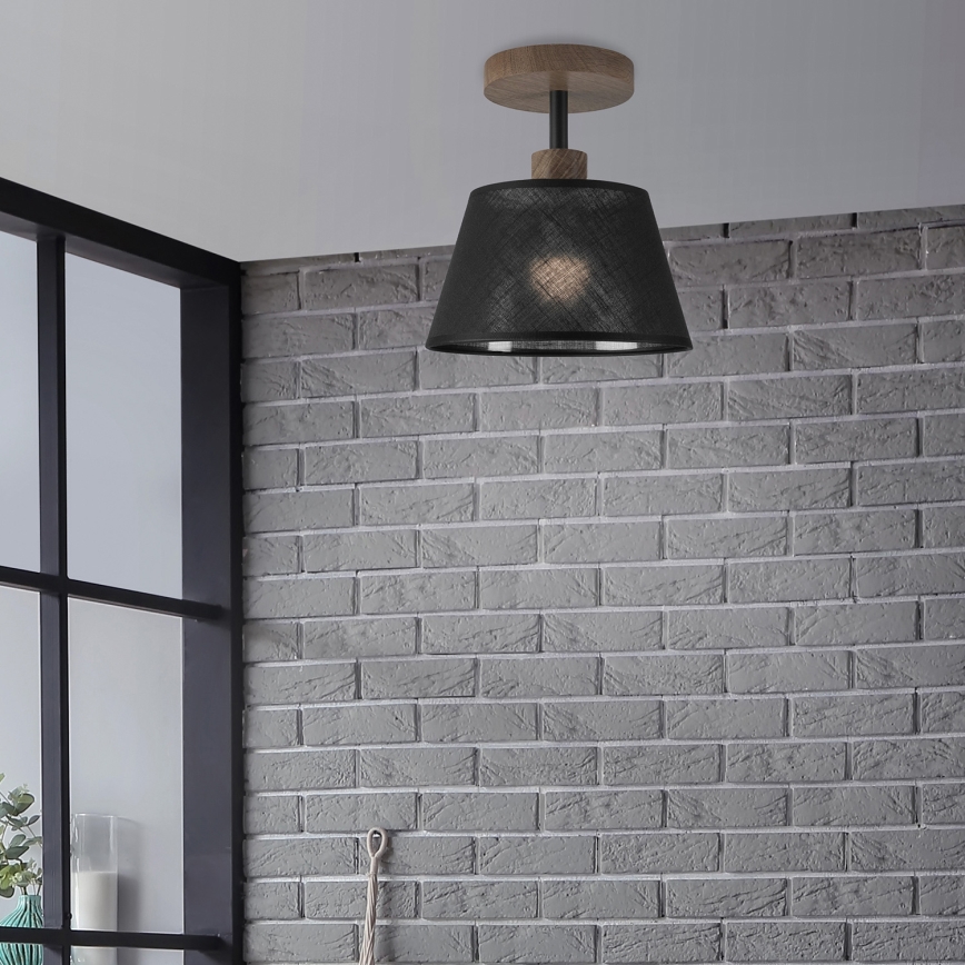 Brilagi - LED  Přisazený lustr ANTHONY 1xE14/60W/230V dub ořech/černá