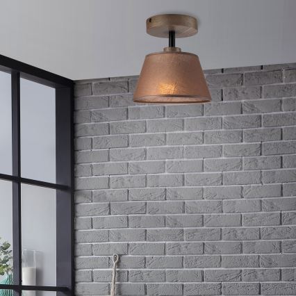 Brilagi - LED  Přisazený lustr ANTHONY 1xE14/60W/230V dub ořech/hnědá