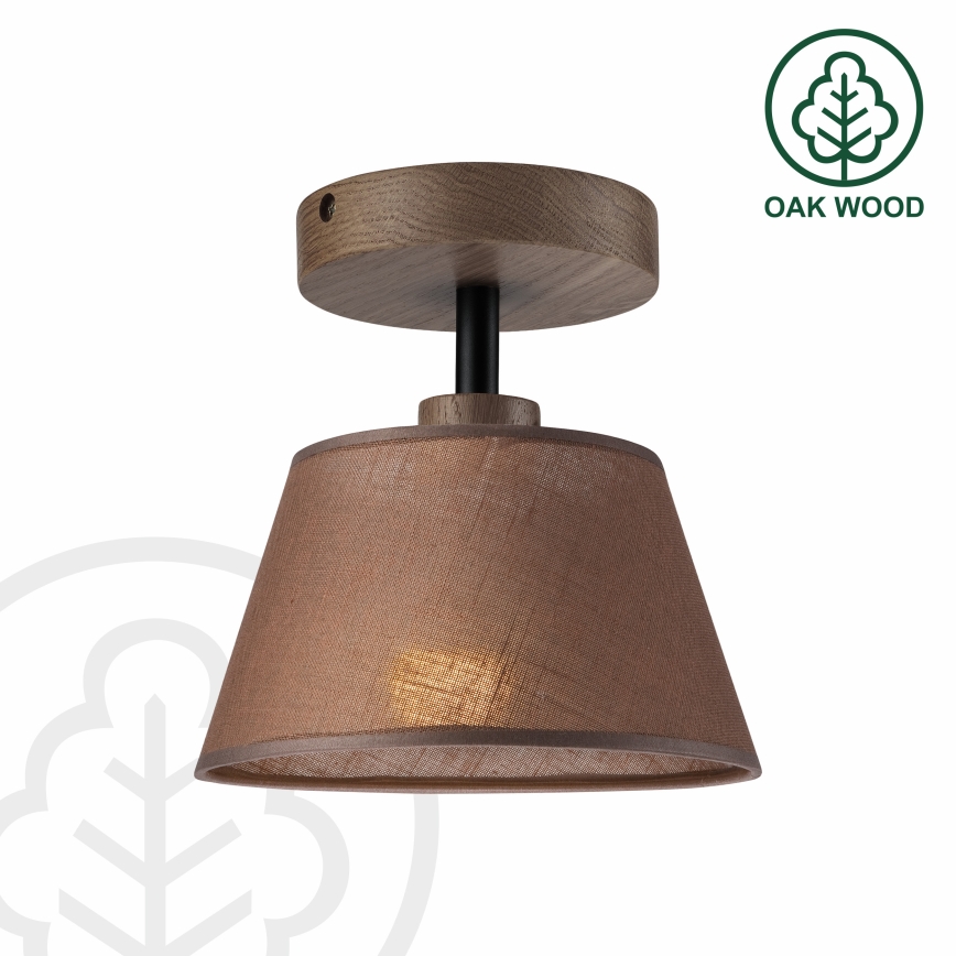 Brilagi - LED  Přisazený lustr ANTHONY 1xE14/60W/230V dub ořech/hnědá