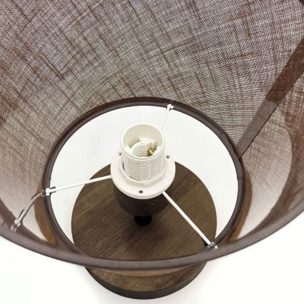 Brilagi - LED  Přisazený lustr ANTHONY 1xE14/60W/230V dub ořech/hnědá