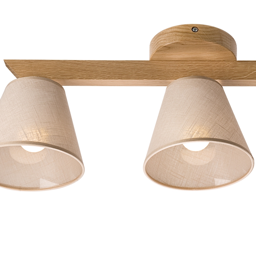 Brilagi - LED  Přisazený lustr ANTHONY 3xE14/40W/230V dub/béžová