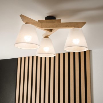 Brilagi - LED  Přisazený lustr ANTHONY 3xE14/40W/230V dub/bílá