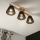 Brilagi - LED  Přisazený lustr ANTHONY 3xE14/40W/230V dub/černá