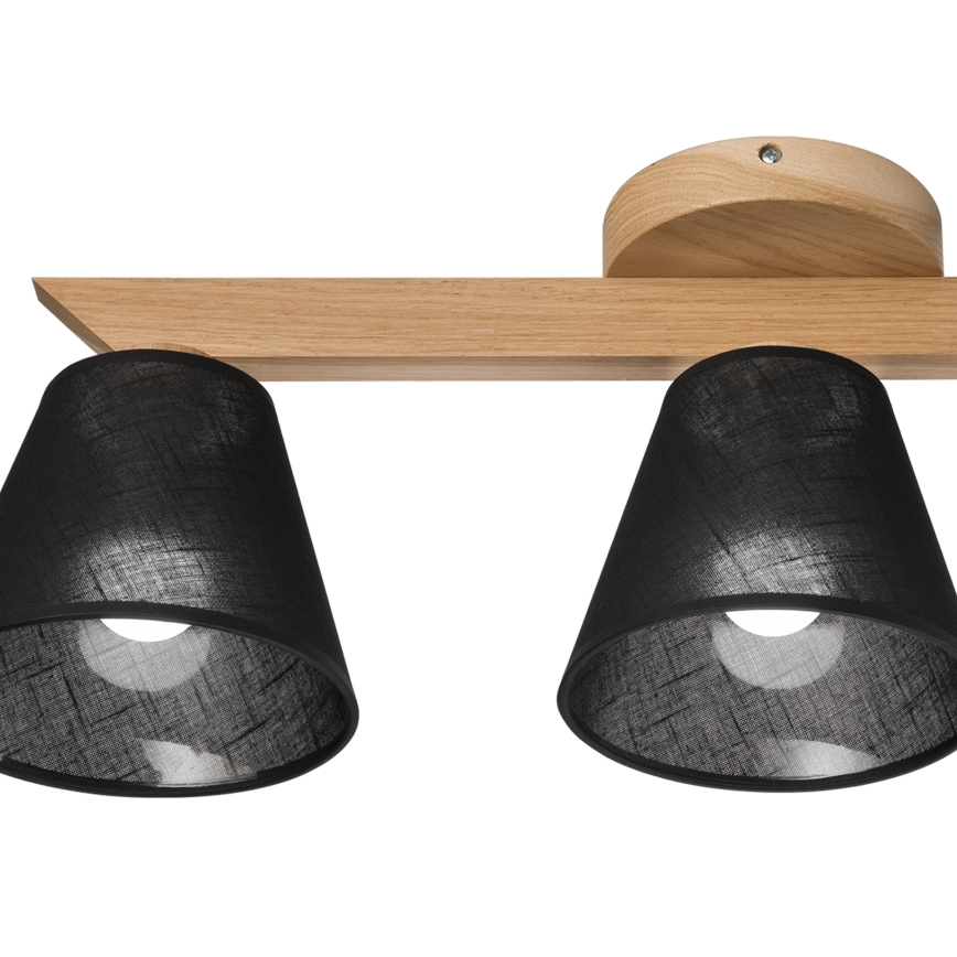 Brilagi - LED  Přisazený lustr ANTHONY 3xE14/40W/230V dub/černá
