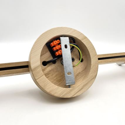 Brilagi - LED  Přisazený lustr ANTHONY 3xE14/40W/230V dub/černá