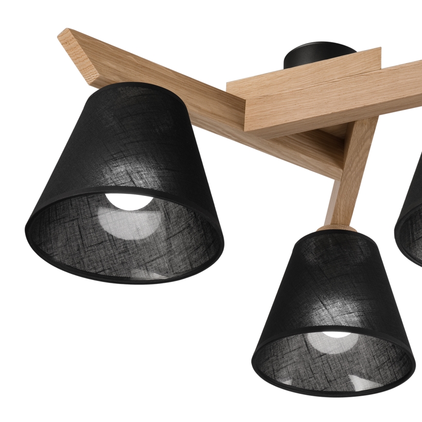 Brilagi - LED  Přisazený lustr ANTHONY 3xE14/40W/230V dub/černá