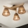 Brilagi - LED  Přisazený lustr ANTHONY 3xE14/40W/230V dub/hnědá